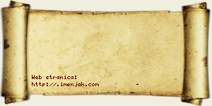 Josif Ristić vizit kartica